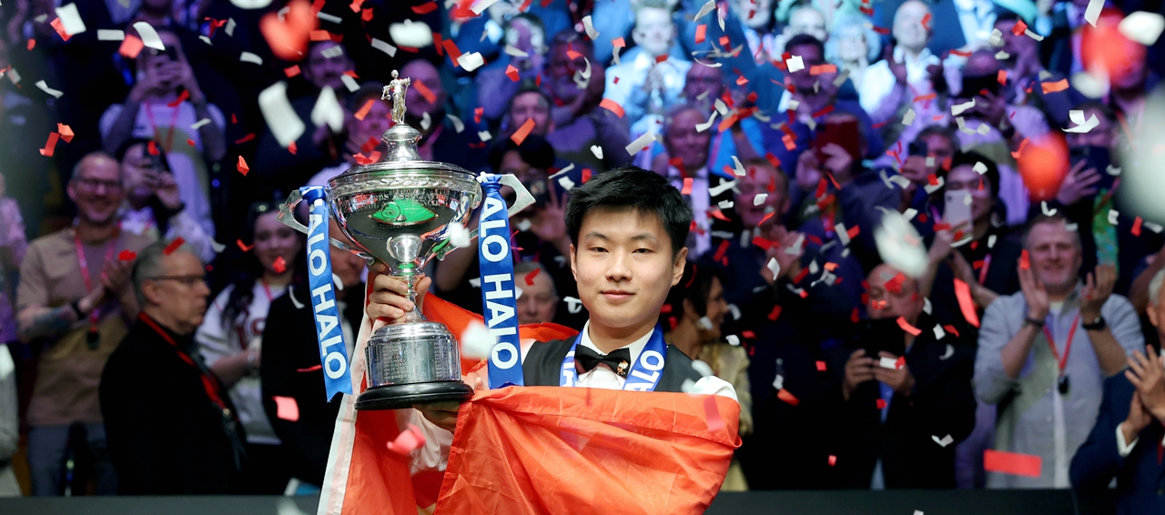 Shenzhener Zhao Xintong gewinnt die Snooker-Weltmeisterschaft als 1. Asiat